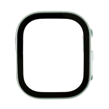 Apple Watch Ultra cover with tempered glass screen protector - Cyan