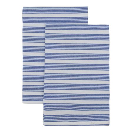 Nicolas vahé Kökshanddukar 2-pack, blå/vit' - 'Blå/Hvit