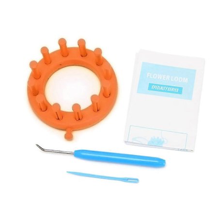 Bloom Loom Sæt Strikkemaskine Blomster Væv Lav Pynt til hatte og tørklæder