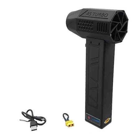 50mm Turbo Jet Fan XL Kraftig Blæser 4000 MAh Trinløs Hastighedsjustering 1300g Trykkraft Luftblæser Bil Tørrer Have Rengøring