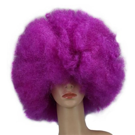 Afro Curly Wig Joker Cover LILA