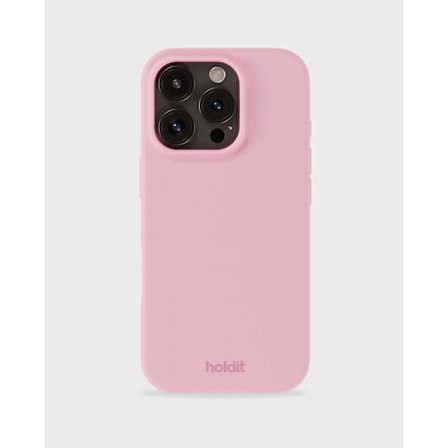holdit iPhone 16 Pro Mobilskal Silikon Rosa_max