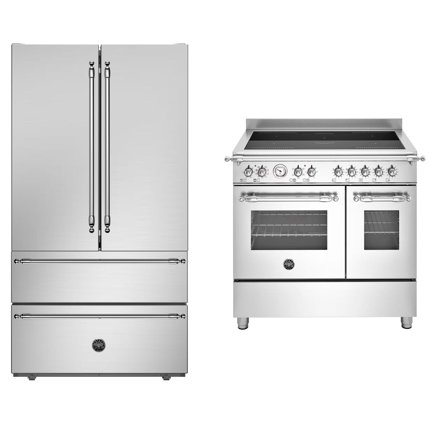 Bertazzoni Heritage vitvarupaket 90 cm, rostfritt stål | Vitvaror > Kyl/Frysskåp | Bagaren och Kocken