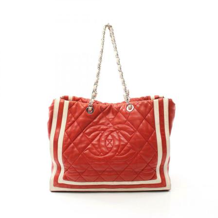 Chanel Vintage Pre-owned Shoulder Tas , Rood , Dames , Maat: ONE Size Vintage Tassen