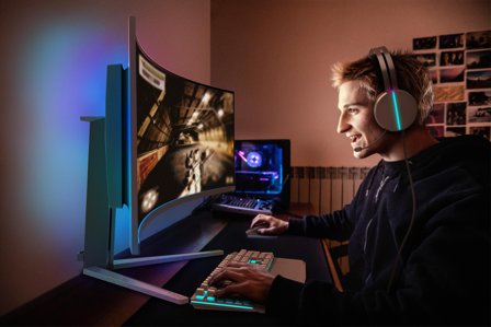 Philips Evnia 8000 49M2C8900L - OLED-skjerm - kurvet - 49" - HDR