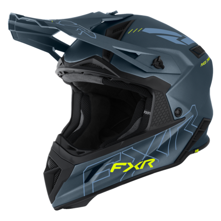 Snøscooterhjelm Adventure FXR Helium Prime 26 Mørk Stål/Hivis L