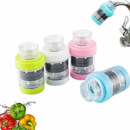 Aktiverat kolvattenkran, vattenkran rengöring renare, U