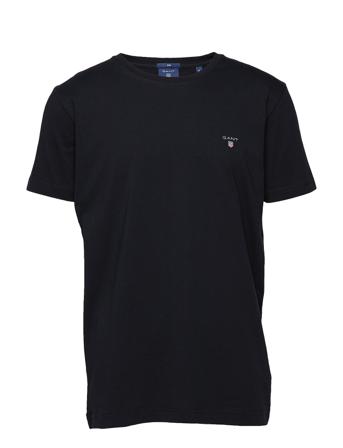Original Slim T-Shirt T-shirts Short-sleeved Svart GANT