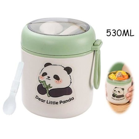 Isoleret madkasse, madbeholder i rustfrit stål, madbeholder, termokande til varme eller kolde måltider, Bento madkasser