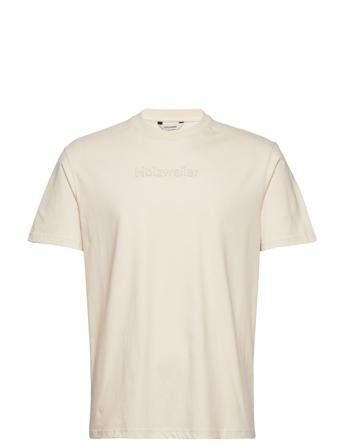 Tucker Tee T-shirts Short-sleeved Beige HOLZWEILER