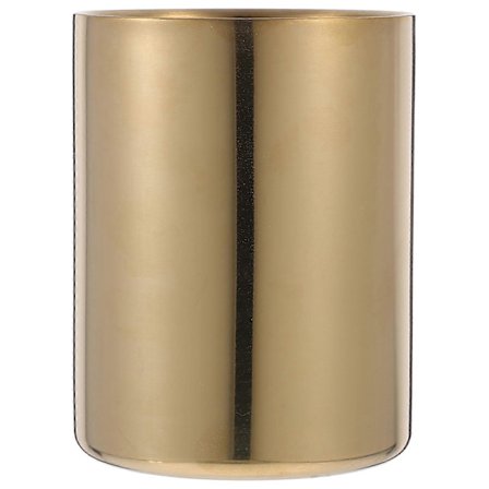 Metall pennholder og blyantorganisator til skrivebord, multifunksjonell sminkekostholder