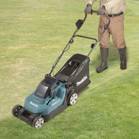 Makita DLM382Z gressklipper - uten batterier LTX 36V (2x 18V) bioklipp