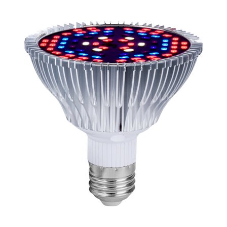 30W 40LED Pære Gro Lys E27 Plante Gro Lys med 7 Bølgelængde AC 85-265V til Planter, Blomster og Grøntsager Indendørs/Drivhus/Have