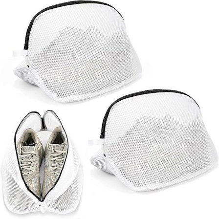 Skopose for vaskemaskin, treningsskoposer for vaskemaskin, gjenbrukbar stor nettingpose for reise, rengjøring av joggesko, sokker, BH-er