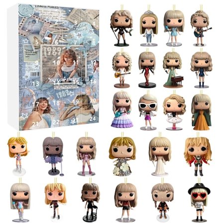 Julegave Taylor Swift blind box søt mini figur ryggsekk dekorasjon anheng julegave blind box H