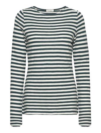 T-Shirts Long Sleeve T-shirts & Tops Long-sleeved Grønn Marc O'Polo*Betinget Tilbud