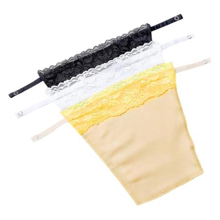 3 stk. Anti-Peep usynlig BH liten blonder pustende kvinner undertøy brystdekning