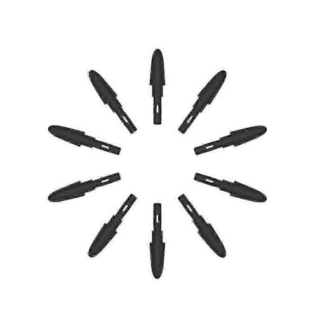 VEIKK P001 10 stk. Erstatningspennespisser Batterifri Stylus Slitesterk Pennespiss for VEIKK S640 A30 Tegnebrett P001