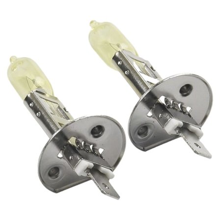 Høykvalitets frontlykter Halogenlys Dagslys Gylden H1 Halogen Sølv Gul 12V-24V DC 2 stk Kjørelys