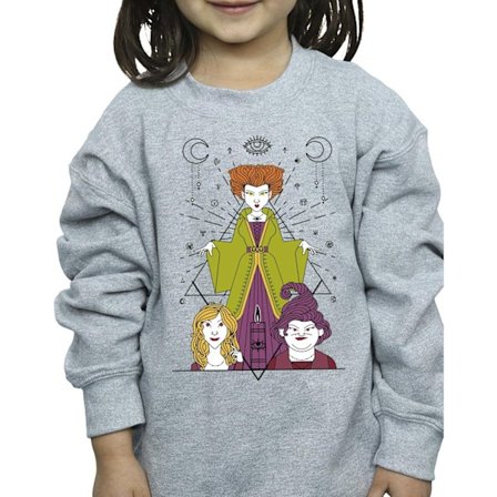 Disney Girls Hocus Pocus Ljus Sweatshirt 5-6 År Vit