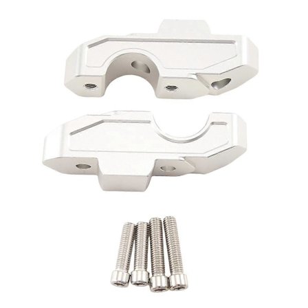 Styrhöjare Motorcykeltillbehör Styrstång Lyftfäste för R 1300 GS R1300GS 2024- (Silver)