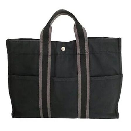 Hermès Vintage Pre-owned Canvas totes Sort, Dame Vintage Tasker, Størrelse: ONE Size