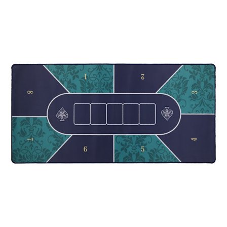 40x20 In Texas Hold'em Poker gummimåtte Sammenfoldelig bærbar pokertop til borde