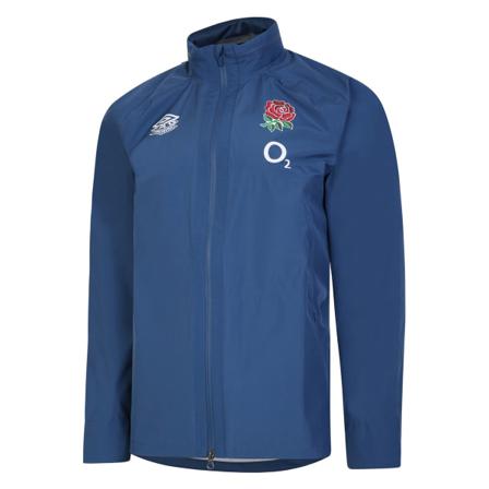 England Rugby Herr 22/23 Umbro Vattentät Jacka 4xl Ensign Blu