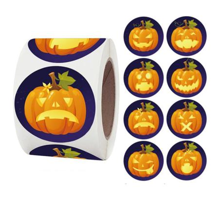 500st Stickers Klistermärken - Halloween Motiv - Cartoon Multifärg