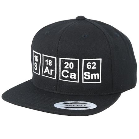 Iconic - Černá Kšiltovka - Sarcasm Black Snapback @ Hatstore