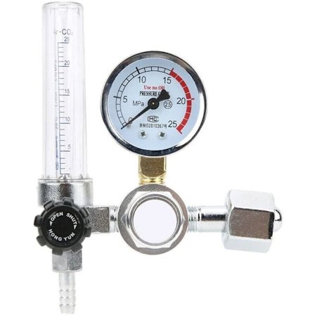 Argon-CO2-Mig-Tig Flow Meter Regulator, Argon CO2 Trykkmåler, Argon CO2 Flow Meter Regulator Trykkmåler Sveisedeler Trykkreduserer.