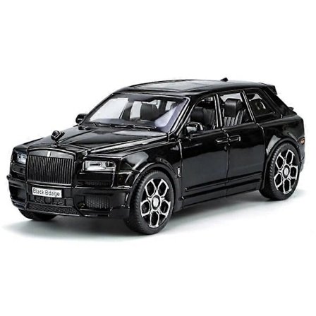 1:32 Rolls Royce SUV Cullinan Legetøjsbil i Metal med Lydeffekter og Lys - Samleobjekt til Børn (FMY)