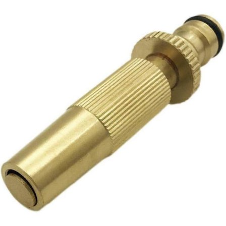 Justerbart Vattenmunstycke i Mässing 10cm för Trädgård Gräsmatta GJQ