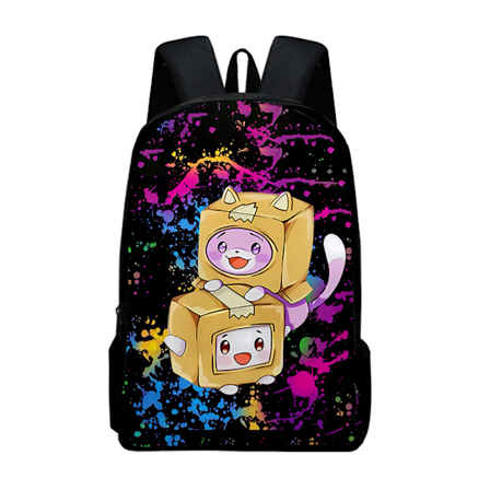 Lankybox Foxy Ryggsekk for Barn - Populær Skolesekk for Studenter, Skulderveske for Juniorer{ee}