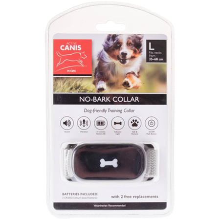 Active Canis - No Bark Halsbånd Svart 35 cm - Hund - Hundetrening & bruksspor - Anti-bjeff & bjeffehalsbånd - ZOO.no