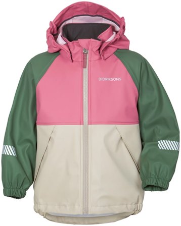 Didriksons Pike Kids' Jacket Children rain jackets Pink 120