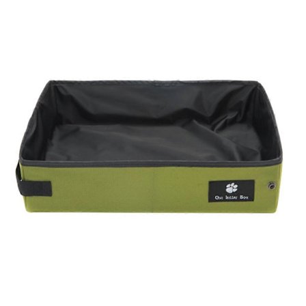 Hopfällbar kattlåda Enkel rengöring Husdjurslåda för katt Hund Inomhus Uteplatser Balkong Användning 1 set