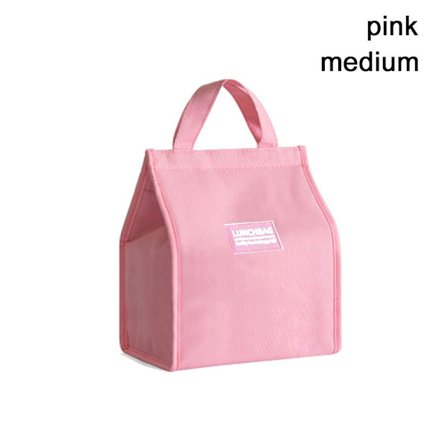 Isolerad Thermal Bag Kylväska Lunchväska ROSA MEDIUM