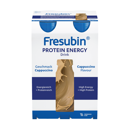 Fresubin Protein Energy Drink Næringsdrikk, Cappuccino, 4x200 ml