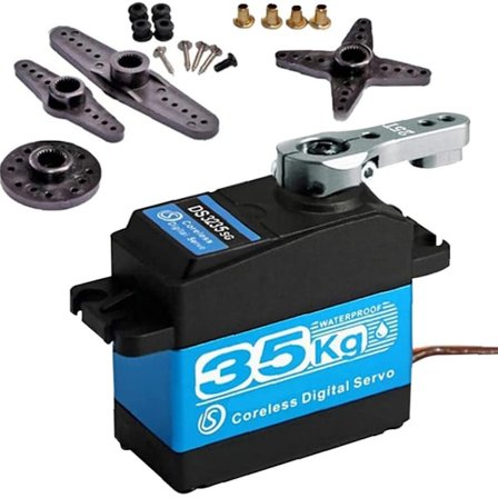 35kg Robot Servo Hv Suuri vääntömomentti Robot Servo Metallivaihteeton moottori Digitaalinen Servo Servo (270 astetta)