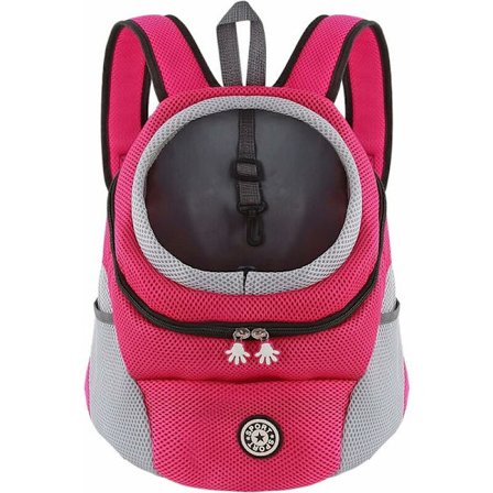 Rygsæk til hundebærer Hvalpetaske Lille kæledyr Fronttaske med åndbart hoved-ud design Vandtæt bund til rejser, udendørs, vandreture