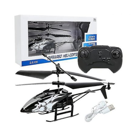 To-kanals fjernstyrt helikopter med kollisjons- og fallbeskyttelse | RC-helikoptre