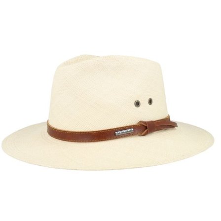 Stetson - Beige straw Hatt - Panama Natural Traveller @ Hatstore