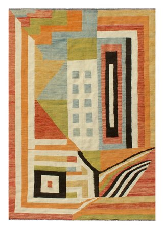 Kelim Moderne Vloerkleed Handgeweven 200X308 Afghanistan