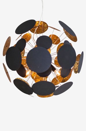 By Rydéns - Planet kattovalaisin Ø 50 cm - Musta - Riippuvalaisimet - - Homeroom