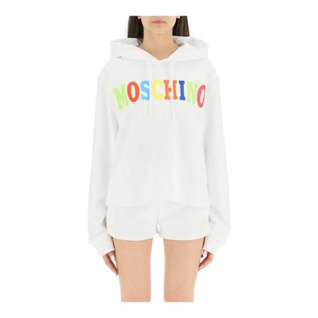 Moschino Hoodies , Wit , Dames , Maat: S