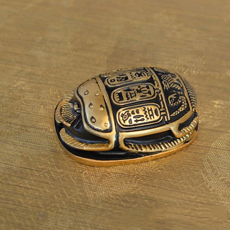 Antikk egyptisk skarabé pryd resin håndverk, Moon Knight Scarab