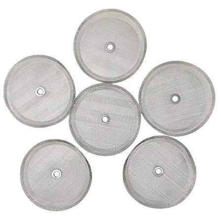 964ml, 8-kopps Fransk Press Kaffebryggare och Tebryggare 10 cm Rostfritt Stål Fransk Press Ersättnings Kaffefilter Mesh