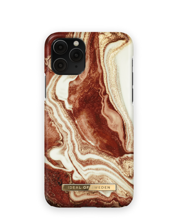 iPhone 11 Pro/XS/X Hoesje, iPhone 11 Pro Golden rusty marble, iDeal of Sweden
