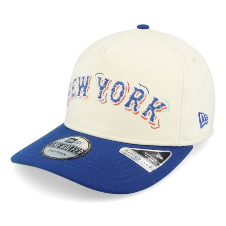New Era - MLB Blanc adjustable Casquette - New York Yankees Team Scribble Chrome/Royal A-frame Adjustable @ Hatstore